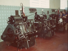 Antigas Impressoras Heidelberg Leque
